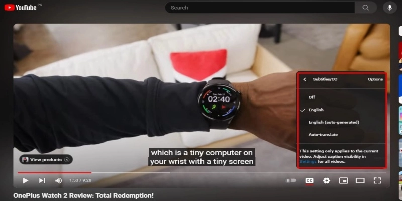 comment traduire une video youtube avec la fonction de traduction automatique de youtube etape 2