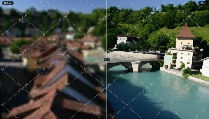 deflouter image ia avec picsart