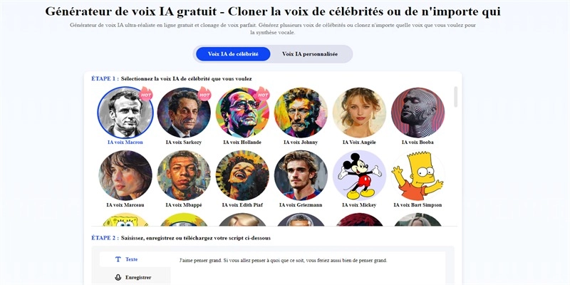 miocreate cloner voix ia
