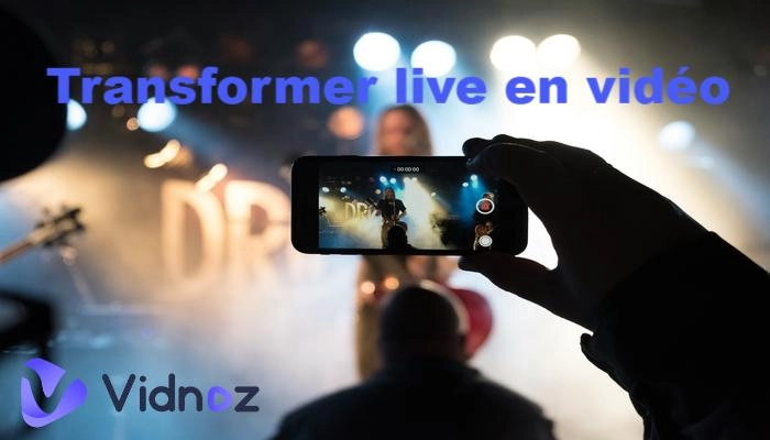 transformer un live en video pour sauvegarder vos moments en direct