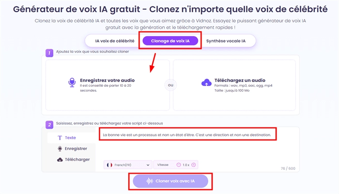 vidnoz clonage voix ia 1