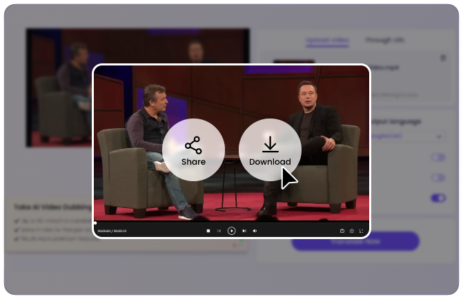 Faire un doublage vidéo gratuit en ligne avec Vidnoz - étape 3