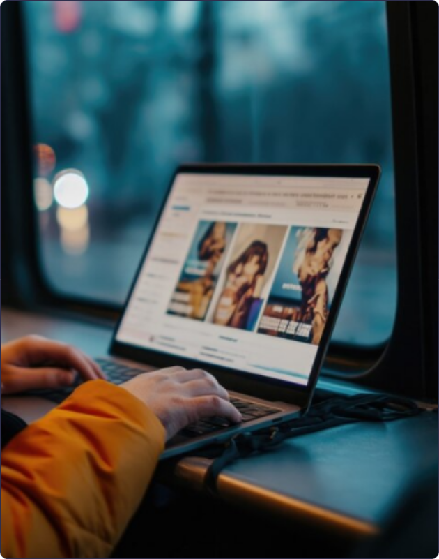fusionner deux photos contenu des medias sociaux